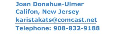 Joan Donahue - New Jersey Himalayan Cat Breeders